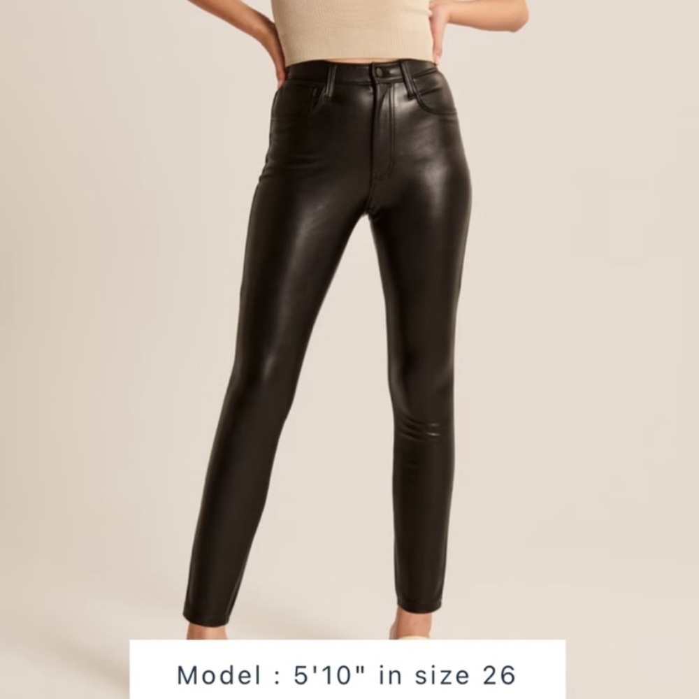 Abercrombie & Fitch Metallic Gray Jeans